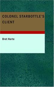Cover of Colonel Starbottle's Client