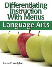 Cover of Differentiating Instruction With Menus