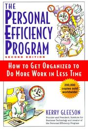 Cover of The personal efficiency program