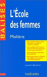 Cover of L'Ecole Des Femmes