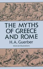 Cover of The myths of Greece & Rome