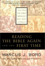Cover of Reading the Bible Again For the First Time