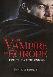 Cover of The Vampire in Europe