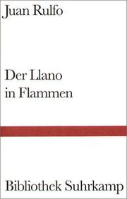 Cover of El llano en llamas
