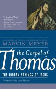 Cover of The Gospel of Thomas