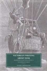 Cover of Victorian writing about risk