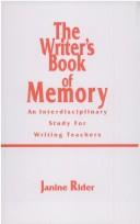 Cover of The writer's book of memory
