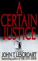 Cover of A certain justice