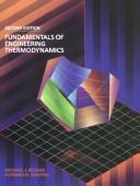 Cover of Fundamentals of engineering thermodynamics