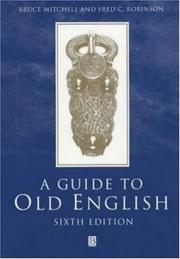Cover of A guide to Old English