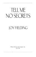 Cover of Tell me no secrets