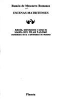 Cover of Escenas matritenses