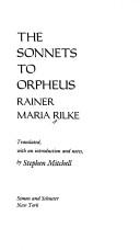 Cover of Sonette an Orpheus