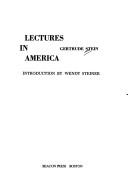 Cover of Lectures in America
