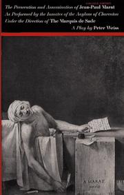 Cover of Die Verfolgung und Ermordung Jean Paul Marats