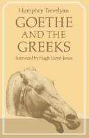 Cover of Goethe & the Greeks