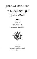 Cover of The history of John Bull