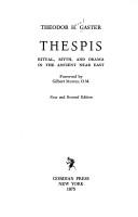 Cover of Thespis