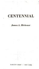 Cover of Centennial 1