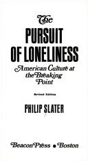 Cover of The Pursuit of Loneliness