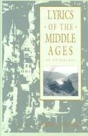 Cover of Lyrics of the Middle Ages