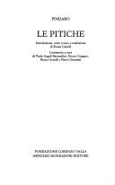 Cover of Pythian odes