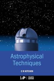Cover of Astrophysical techniques