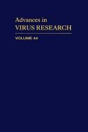 Cover of Advances in virus research