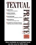 Cover of Textual Practice