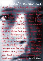 Cover of You Don't Know Me