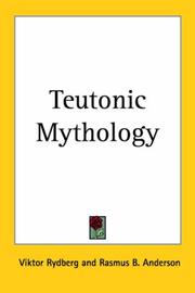 Cover of Teutonic mythology