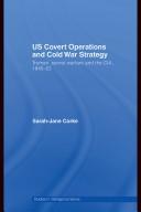 Cover of US covert operations and Cold War strategy
