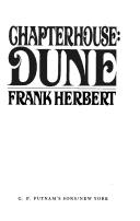 Cover of Chapterhouse Dune