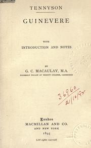 Cover of Guinevere