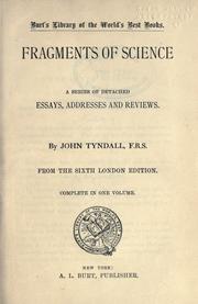 Cover of Fragments of science