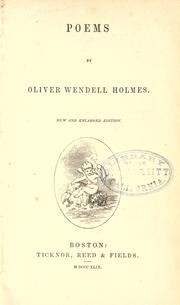 Cover of Poems
