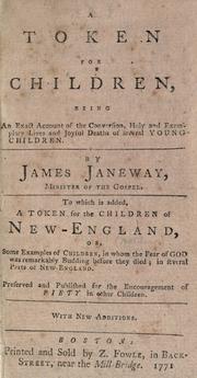 Cover of Token for children
