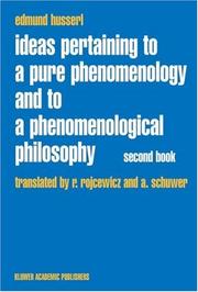 Cover of Ideen zu einer reinen Phänomenologie und phänomenologischen Philosophie