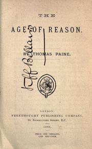 Cover of The Age of Reason