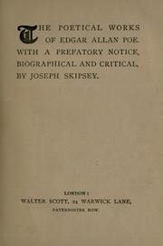 Cover of The Poetical Works of Edgar Allan Poe [4 stories, 43 poems, 1 essay]
