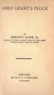 Cover of Andy Grant's pluck