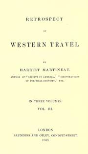 Cover of Retrospect of Western Travel-3VOLS