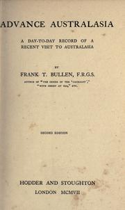 Cover of Advance Australasia