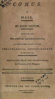Cover of Comus