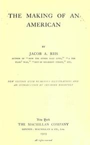 Cover of The making of an American