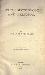 Cover of Celtic mythology and religion, with chapters upon Druid circles and Celtic burial
