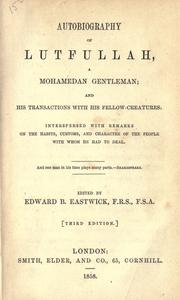Cover of Autobiography of Lutfullah