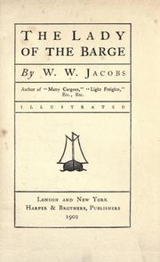 Cover of The lady of the barge