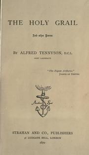 Cover of The Holy Grail and other poems