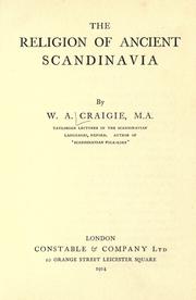 Cover of The religion of ancient Scandinavia
